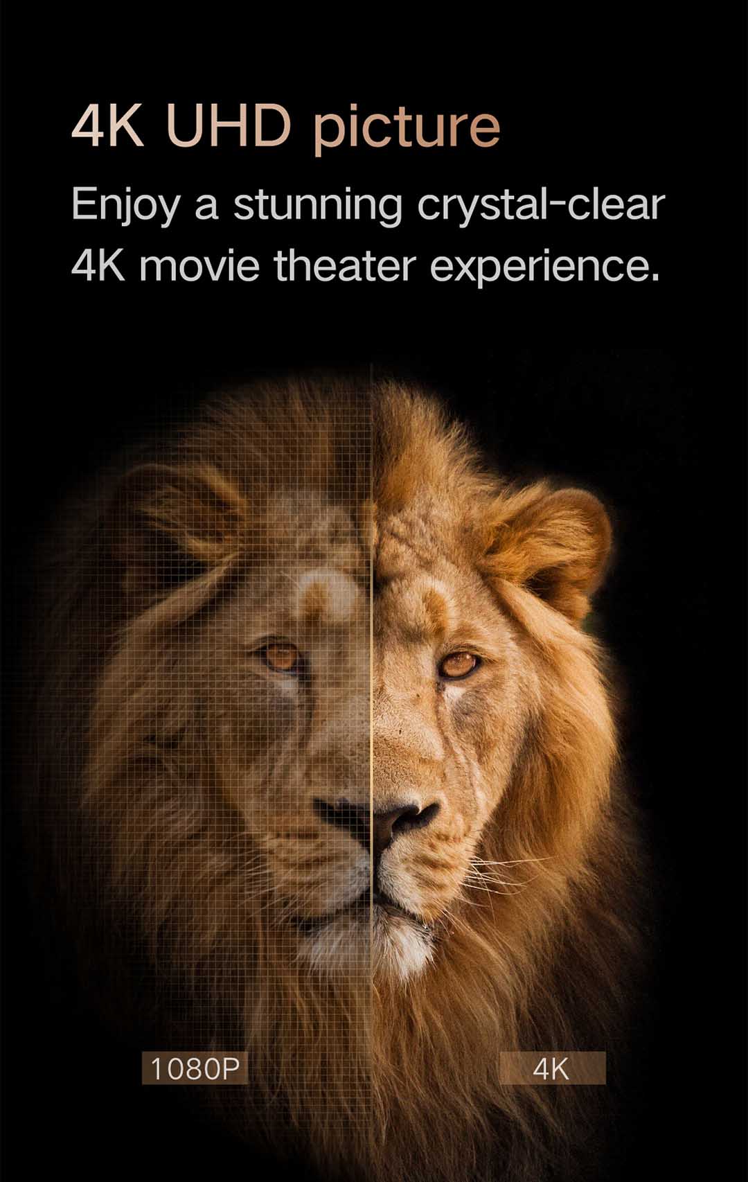 Formovie Laser TV T1 4K Home Theater Projector 2800 ANSI Lumens