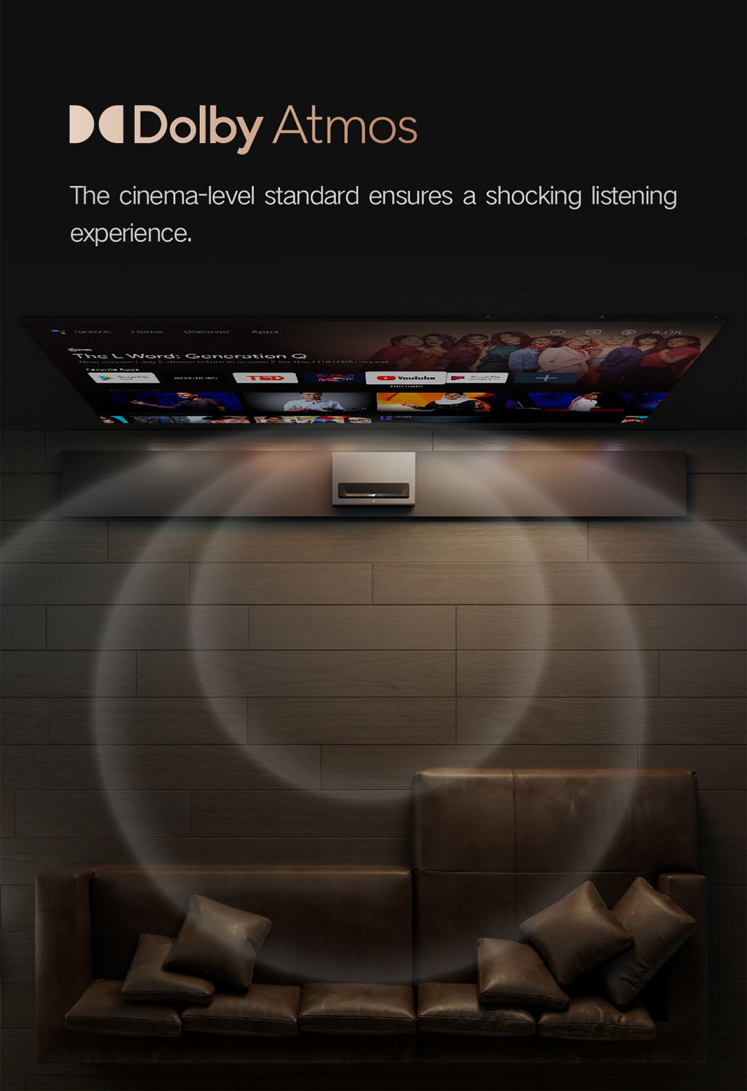 Formovie Laser TV T1 4K Home Theater Projector 2800 ANSI Lumens